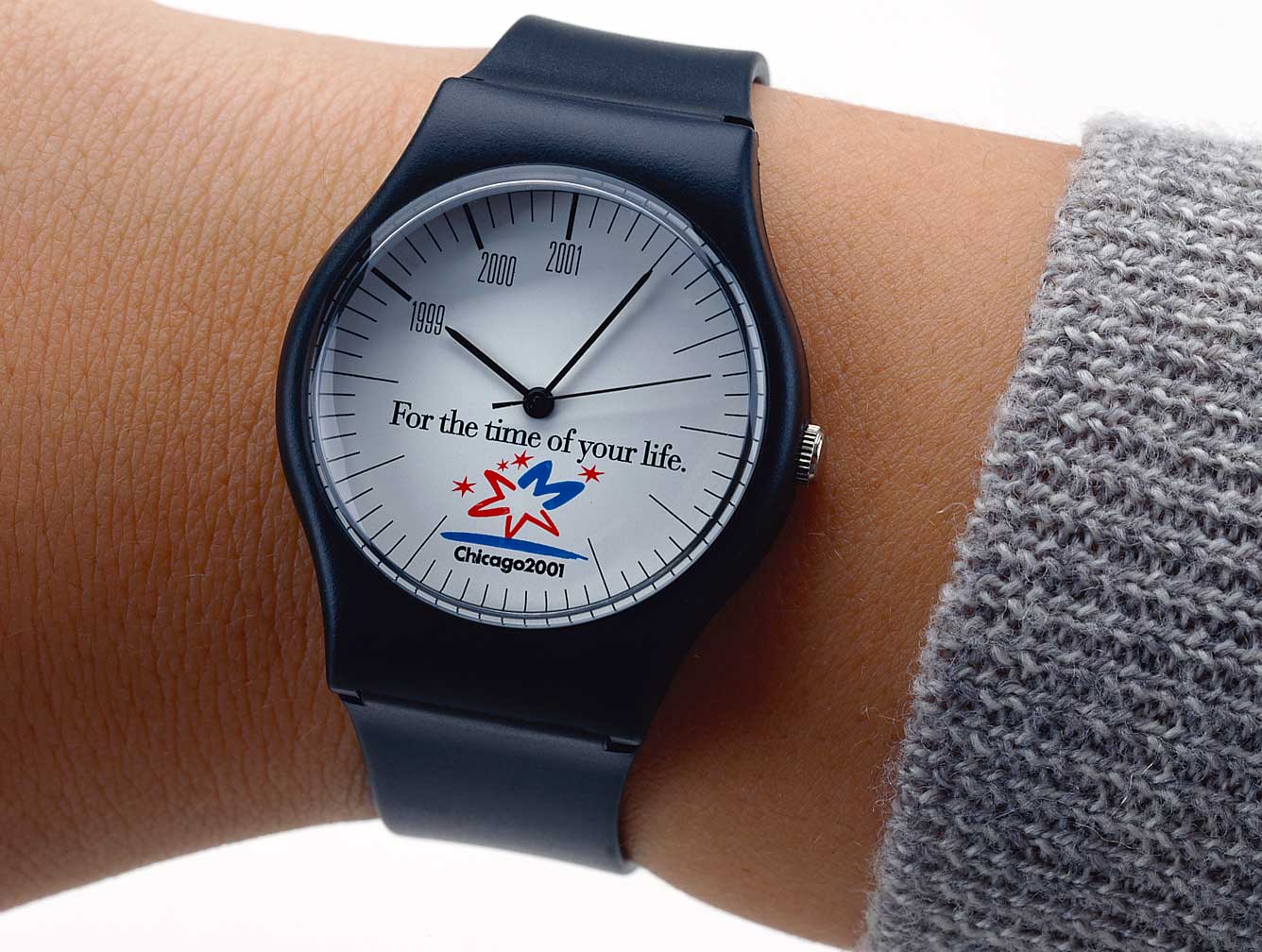 chicago_millennium_celebration_logo_watch.jpg Art Direction by: Bart Crosby, Crosby Associates